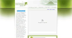Desktop Screenshot of hostalpampaneira.com