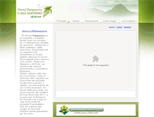 Tablet Screenshot of hostalpampaneira.com